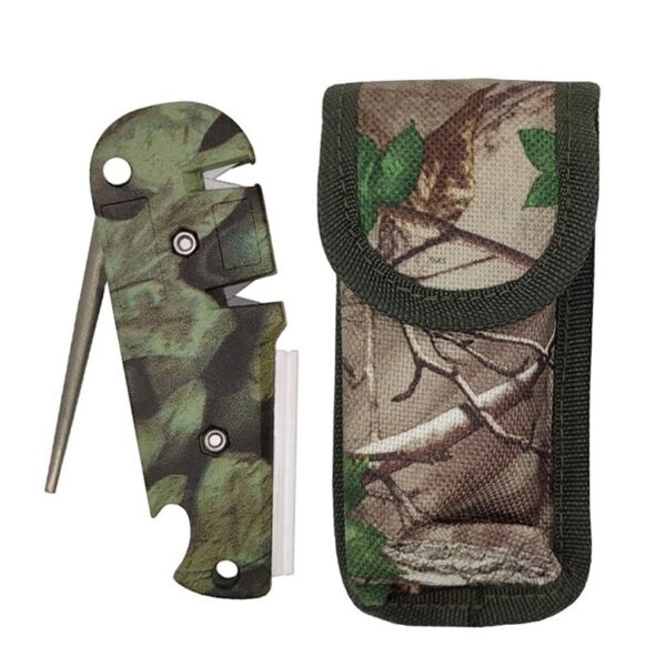 Mini Pocket Size Sharpening & Survival Metal Tactical Tool Camo